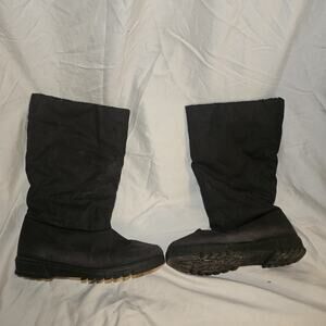 Toe Warmers Boots Womens 8.5 Black Waterproof Insulated Pull On